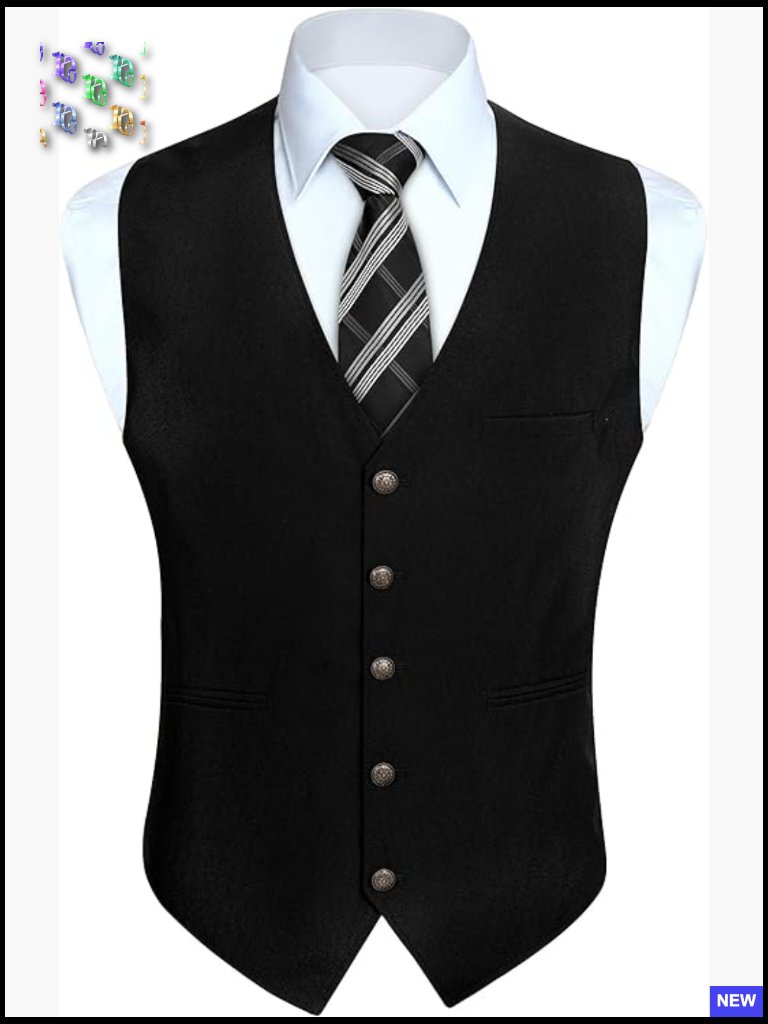 Classic Fit Tuxedo Vest Vintage Style Formal Business Waistcoat Three Pocket